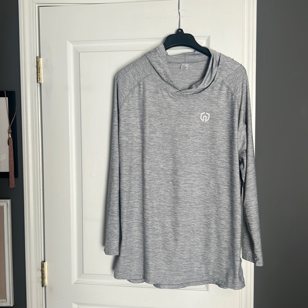 Thin Lightweight Grey Pull Over